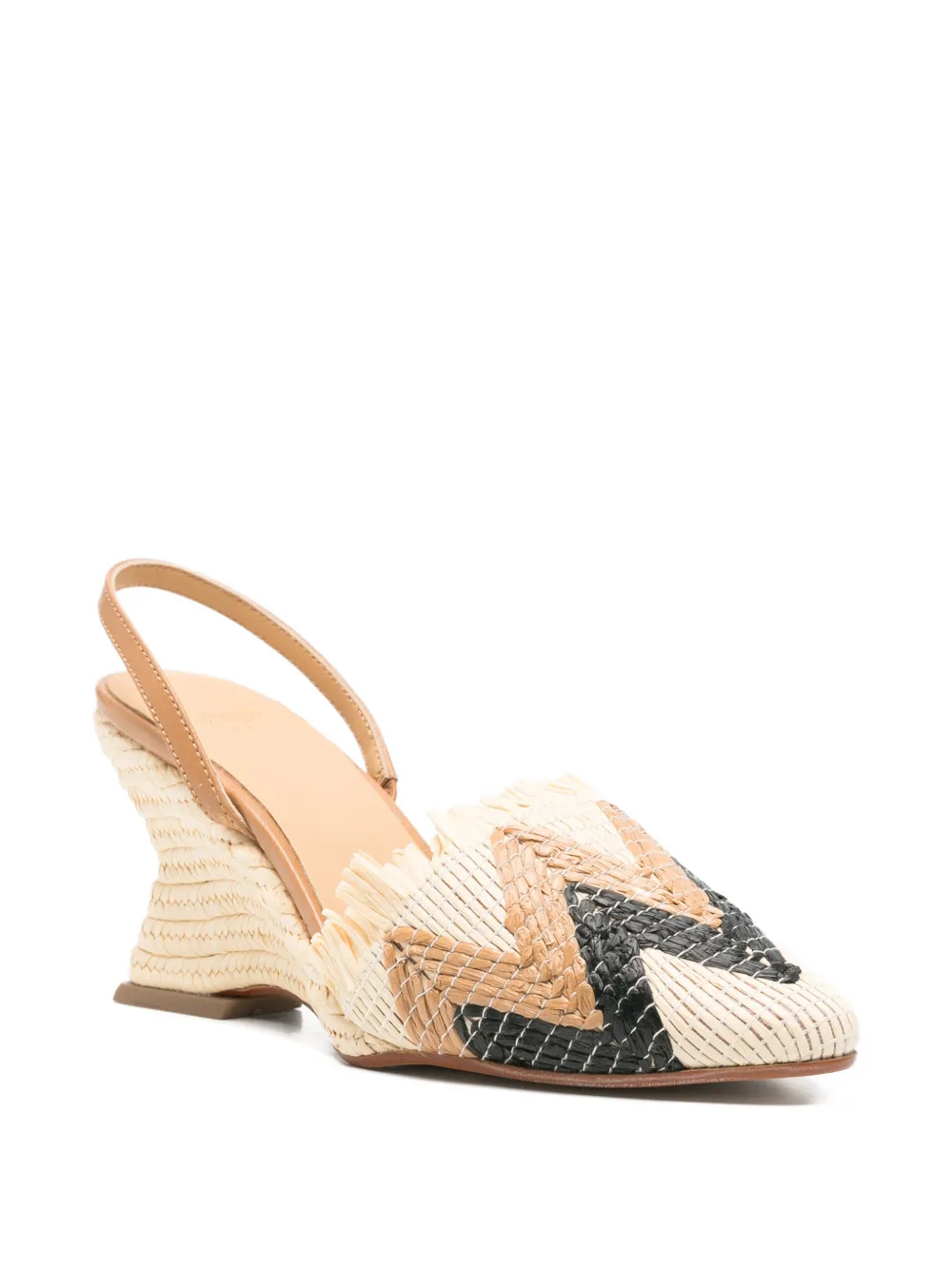 Castañer Johana slingback pumps Beige