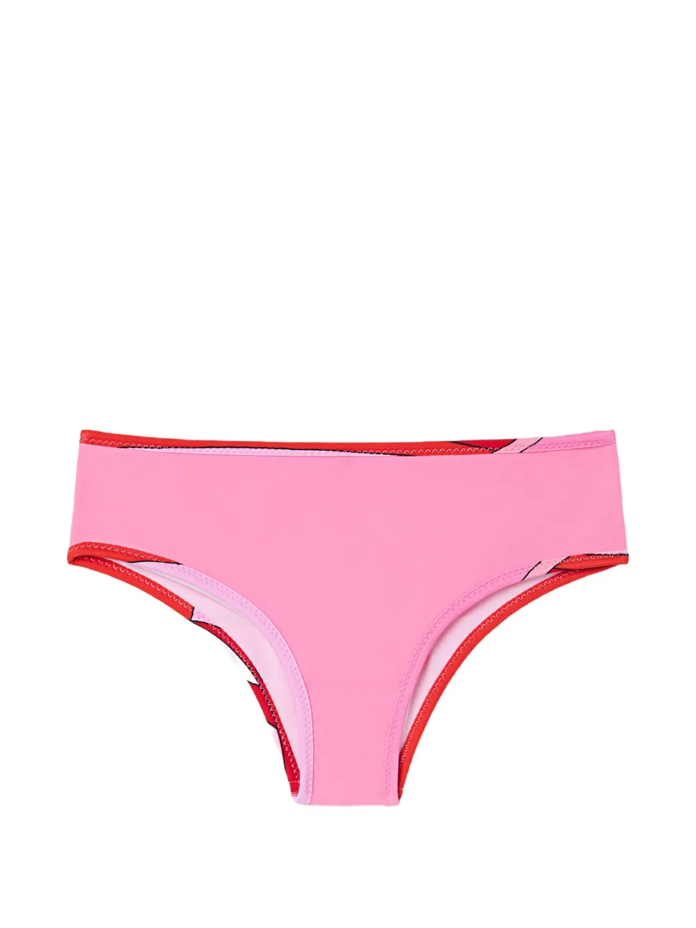 PUCCI Junior bikini bottoms with printed edges - Rosa