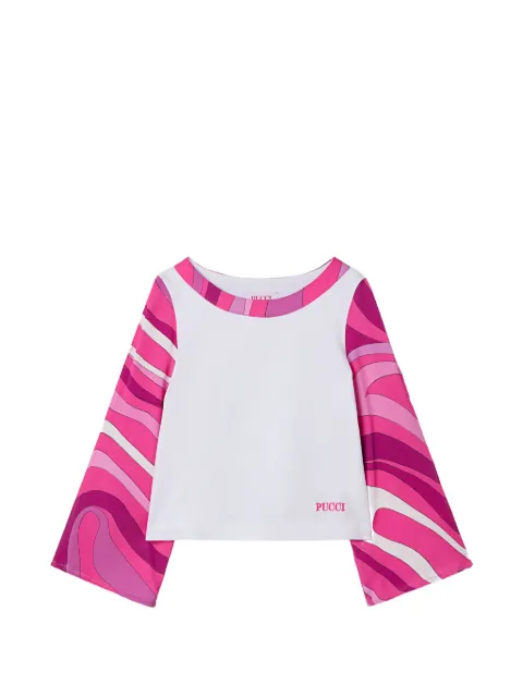 PUCCI Junior suéter con mangas acampanadas