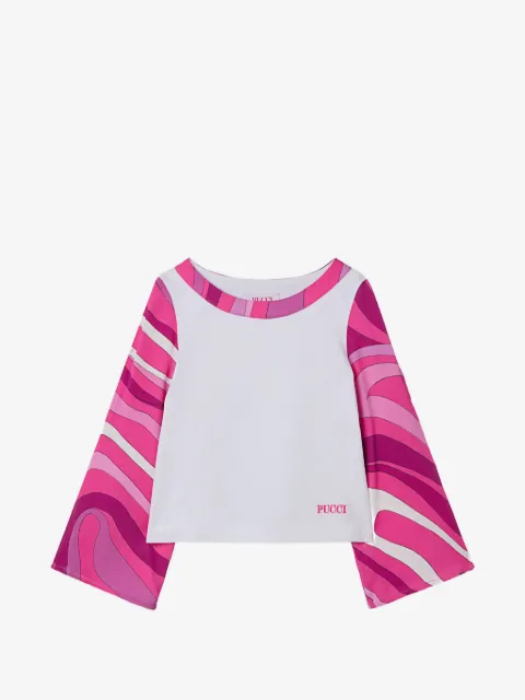 PUCCI Junior sweater with flared sleeves