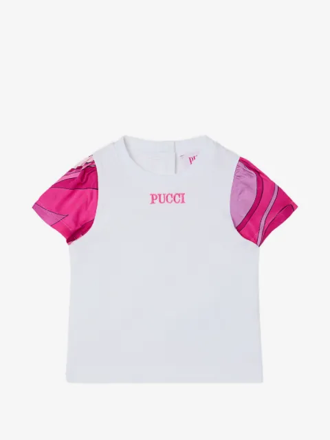 PUCCI Junior ロゴ Tシャツ