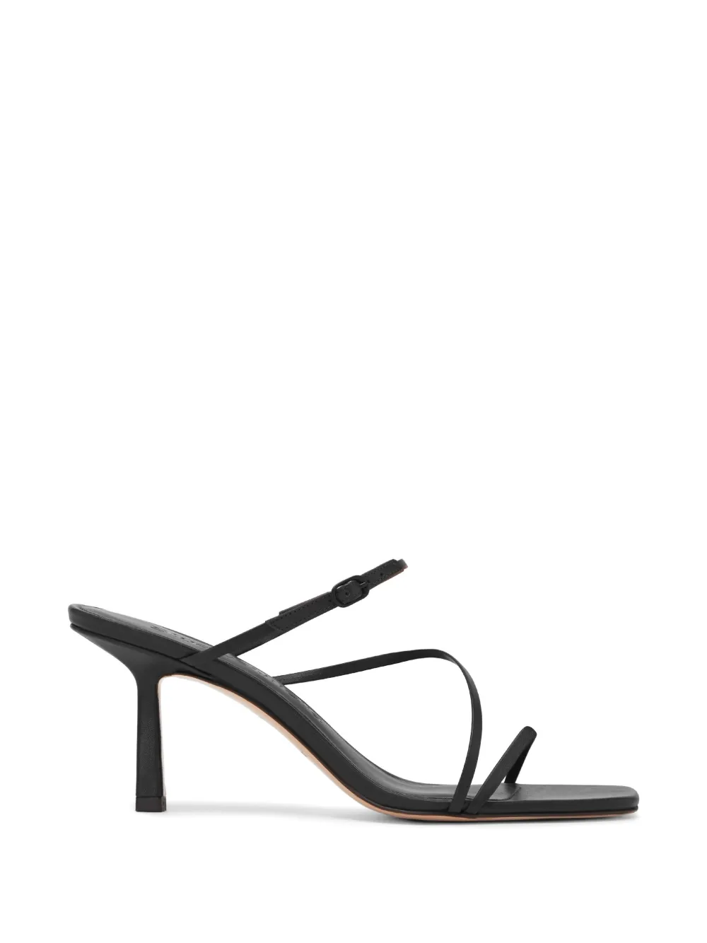 Studio Amelia Mules Bias Wrap - Nero