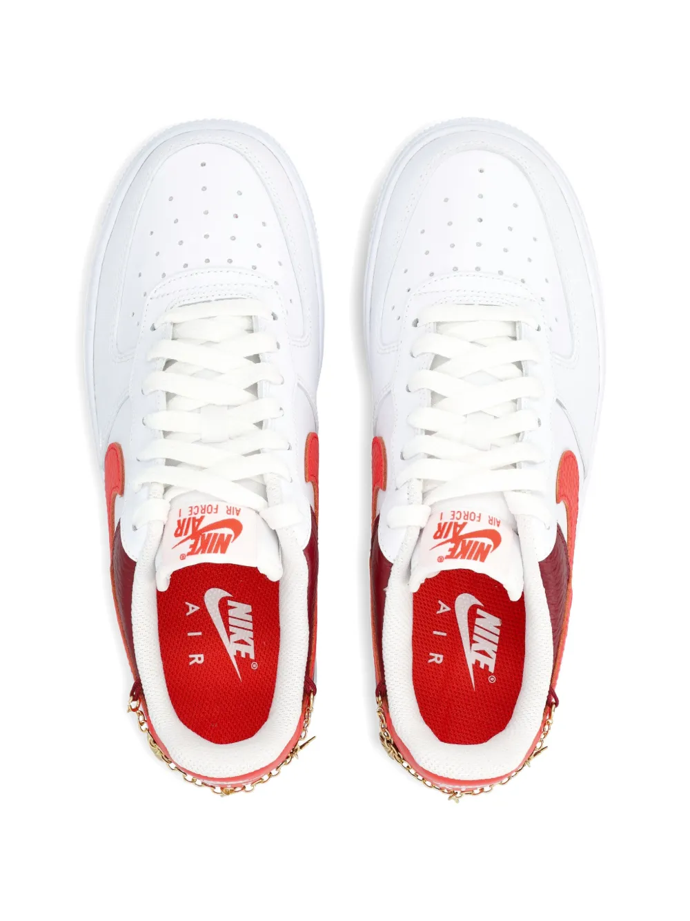 Nike Air Force 1 '07 sneakers met bedel Wit