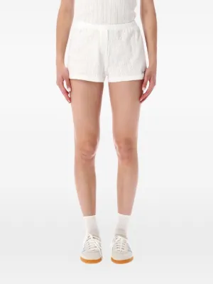 Sporty & Rich Terry ストライプ ショートパンツ | ピンク | FARFETCH JP