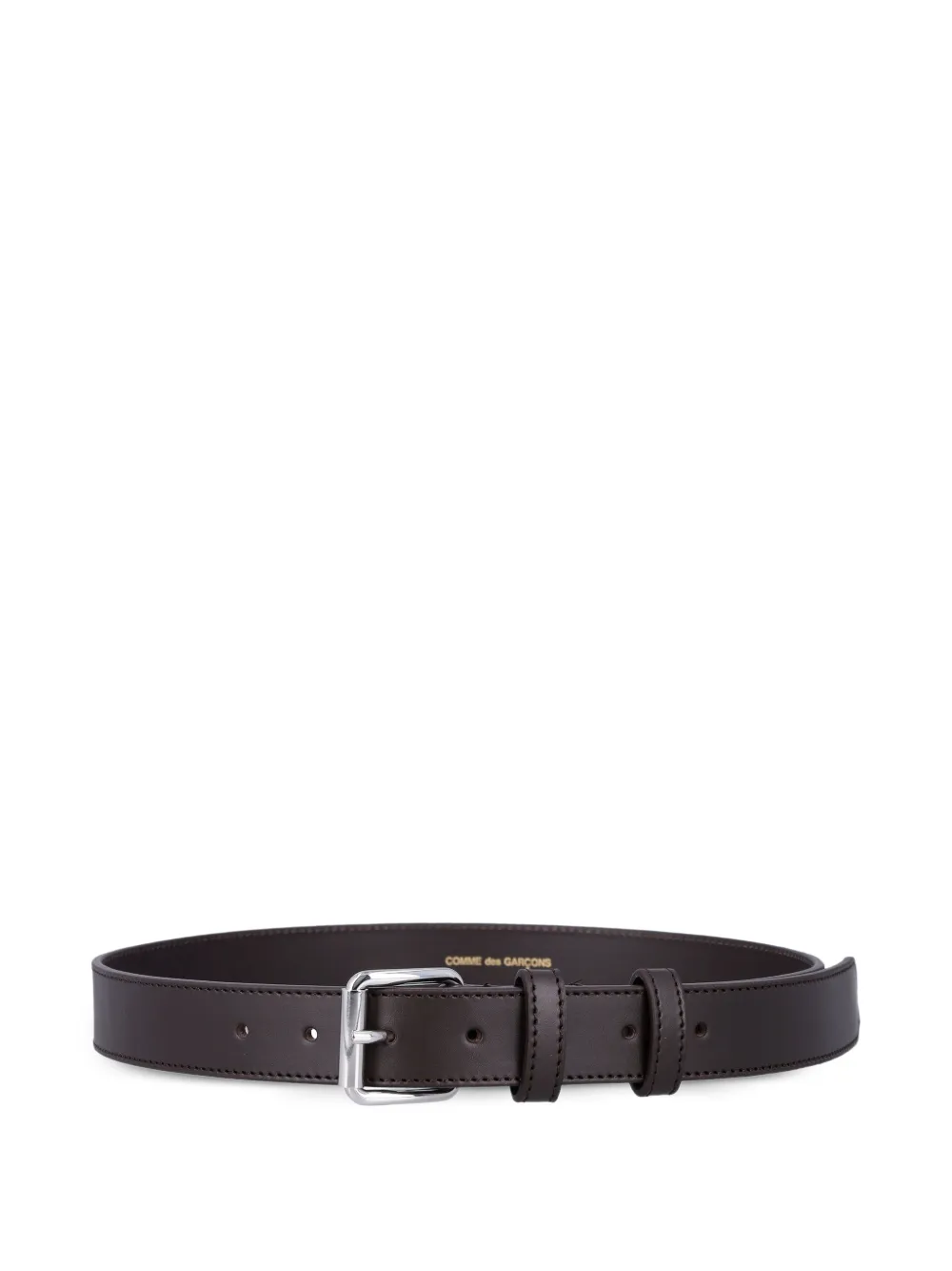 Comme Des Garçons Wallet Leren riem Bruin
