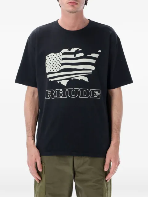 RHUDE t-shirt à logo imprimé
