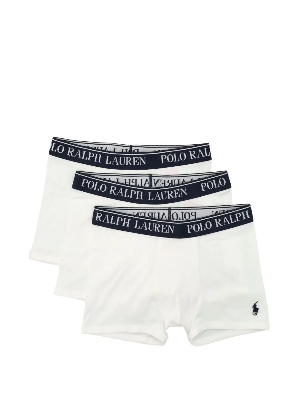 POLO RALPH LAUREN KIDS Set boxer con banda logo - Bianco