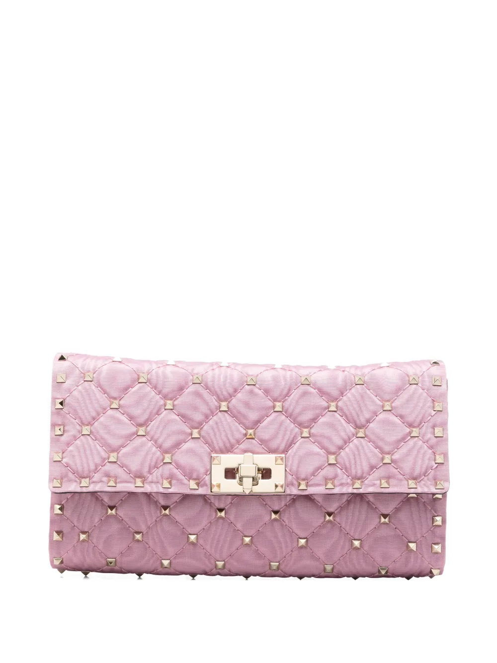 Valentino Garavani Rockstud quilted shoulder bag - Pink