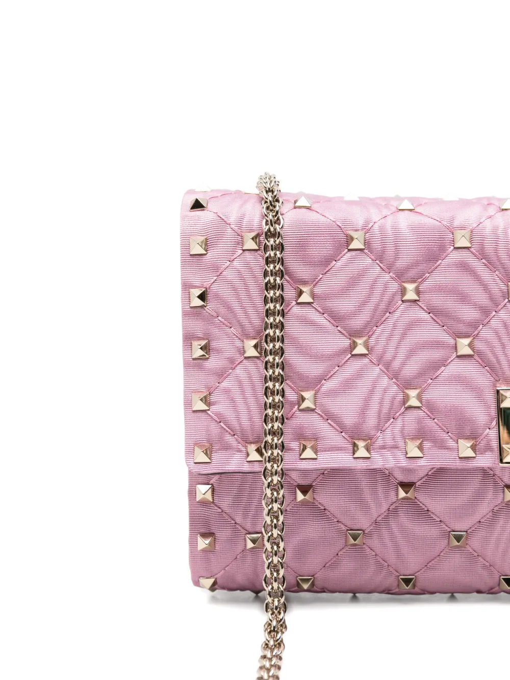 Valentino Garavani Rockstud gewatteerde schoudertas Roze