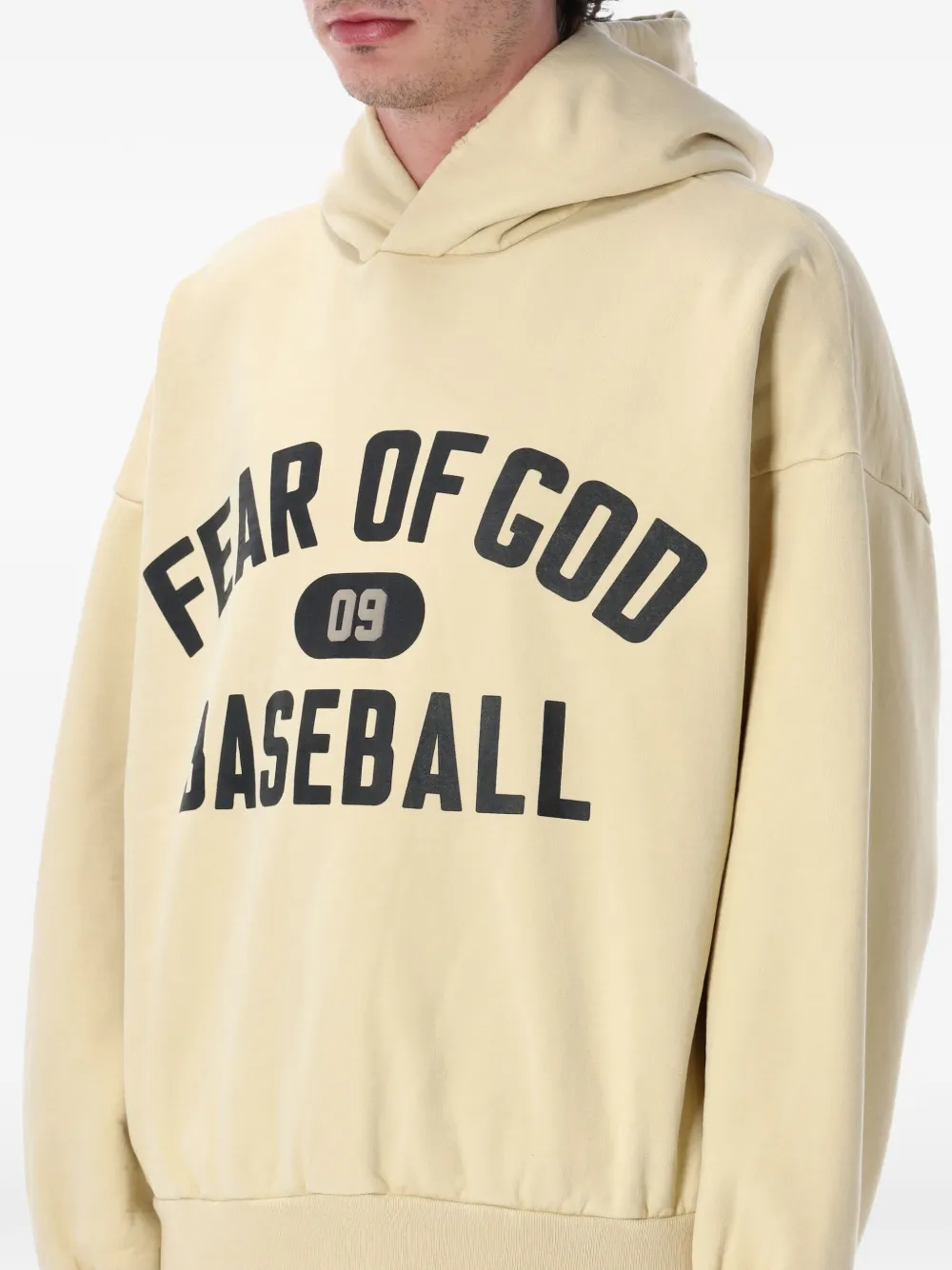 Fear Of God 09 Classic hoodie met logoprint Beige