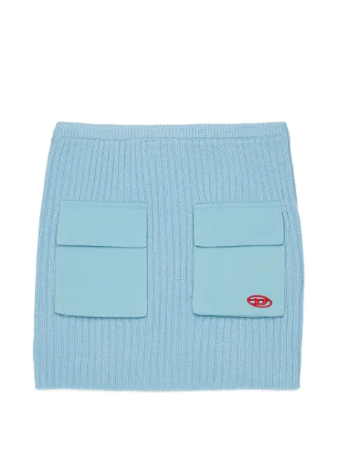 Diesel Kids ribbed-knit skirt