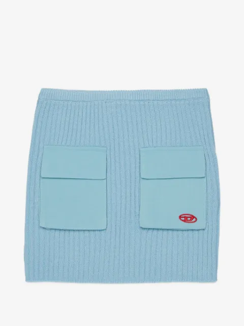 Diesel Kids ribbed-knit skirt