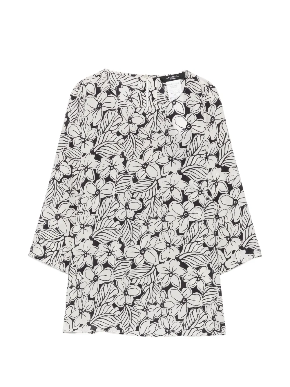 Weekend Max Mara floral-print silk blouse - Bianco