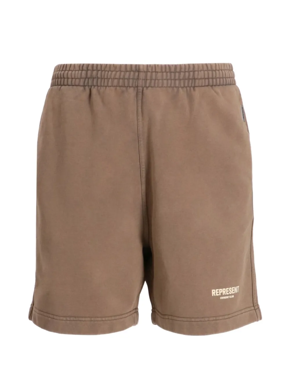 Represent Owners Club logo-print shorts - Marrone