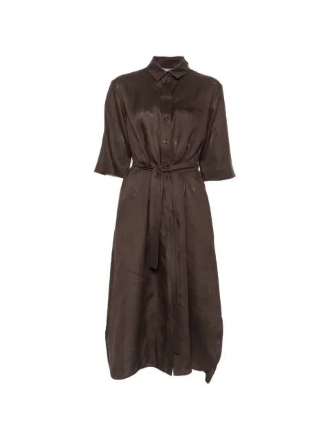 Max Mara Leisure vestido midi con cinturón
