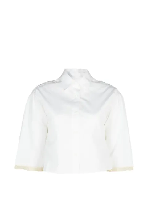 Maria McManus lace-trim shirt