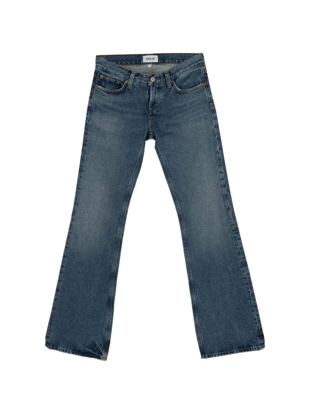 AGOLDE low-rise bootcut jeans - Blu