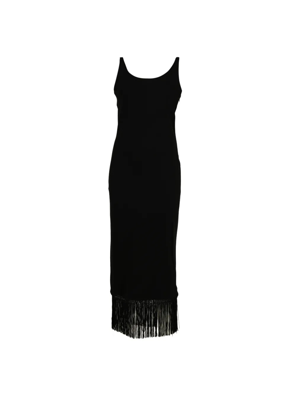 Posse Bianca Midi Dress In Black