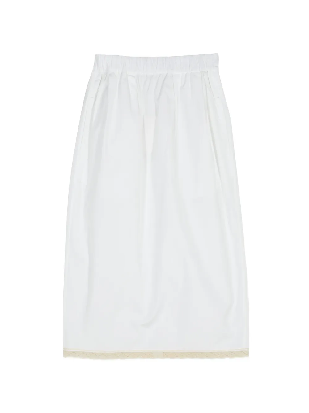 Maria McManus cotton midi skirt - Bianco