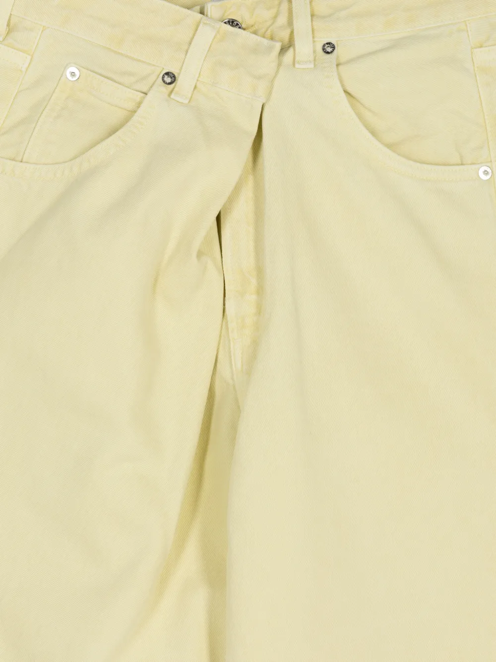 AGOLDE Vana Fold jeans Geel