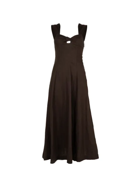 Faithfull the Brand vestido midi Pallida