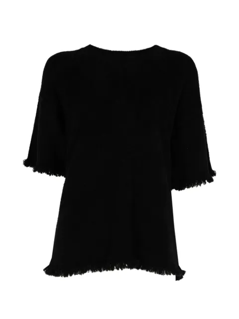 Maria McManus frayed T-shirt