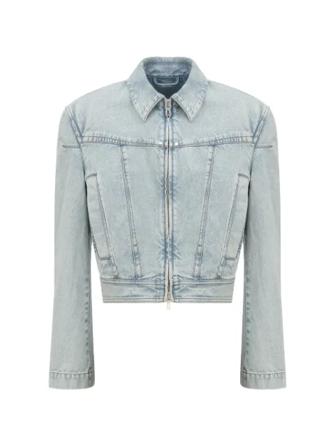 LGN LOUIS GABRIEL NOUCHI acid-wash denim jacket
