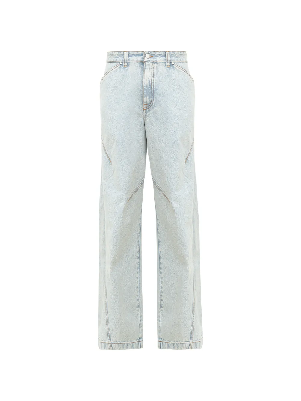 LGN LOUIS GABRIEL NOUCHI straight-leg pleated jeans - Blu