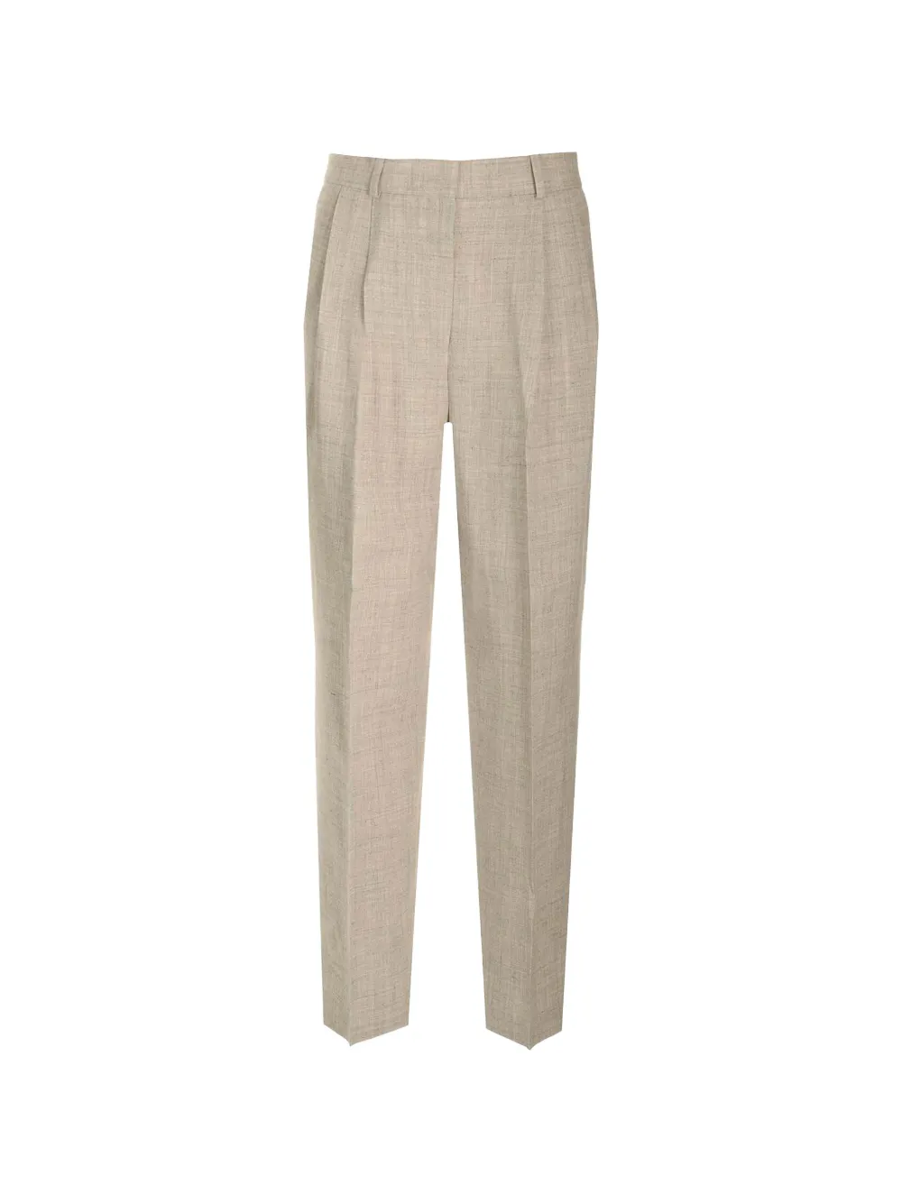 TOTEME pleated straight-leg trousers - Nude