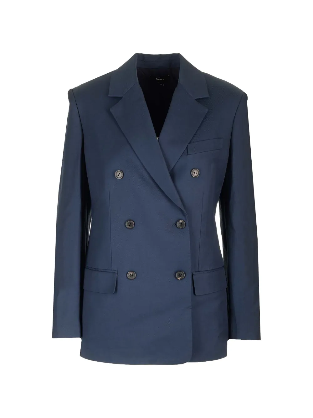 Theory double-breasted blazer - Blue
