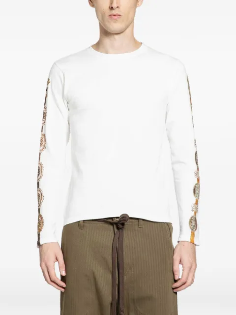KAPITAL Concho belt-sleeve T-shirt