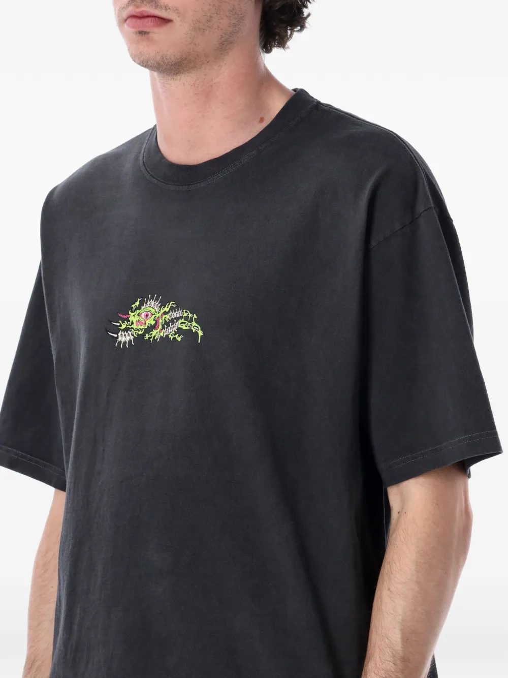 Vans Wreckpack Claw Peace T-shirt met ronde hals en grafische print Zwart