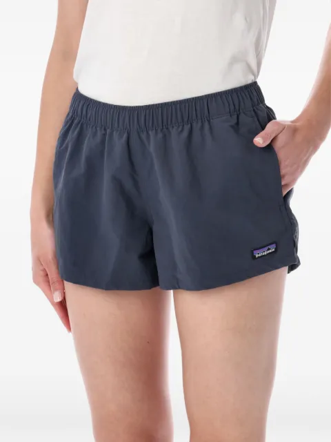 Patagonia logo-patch elasticated-waistband shorts