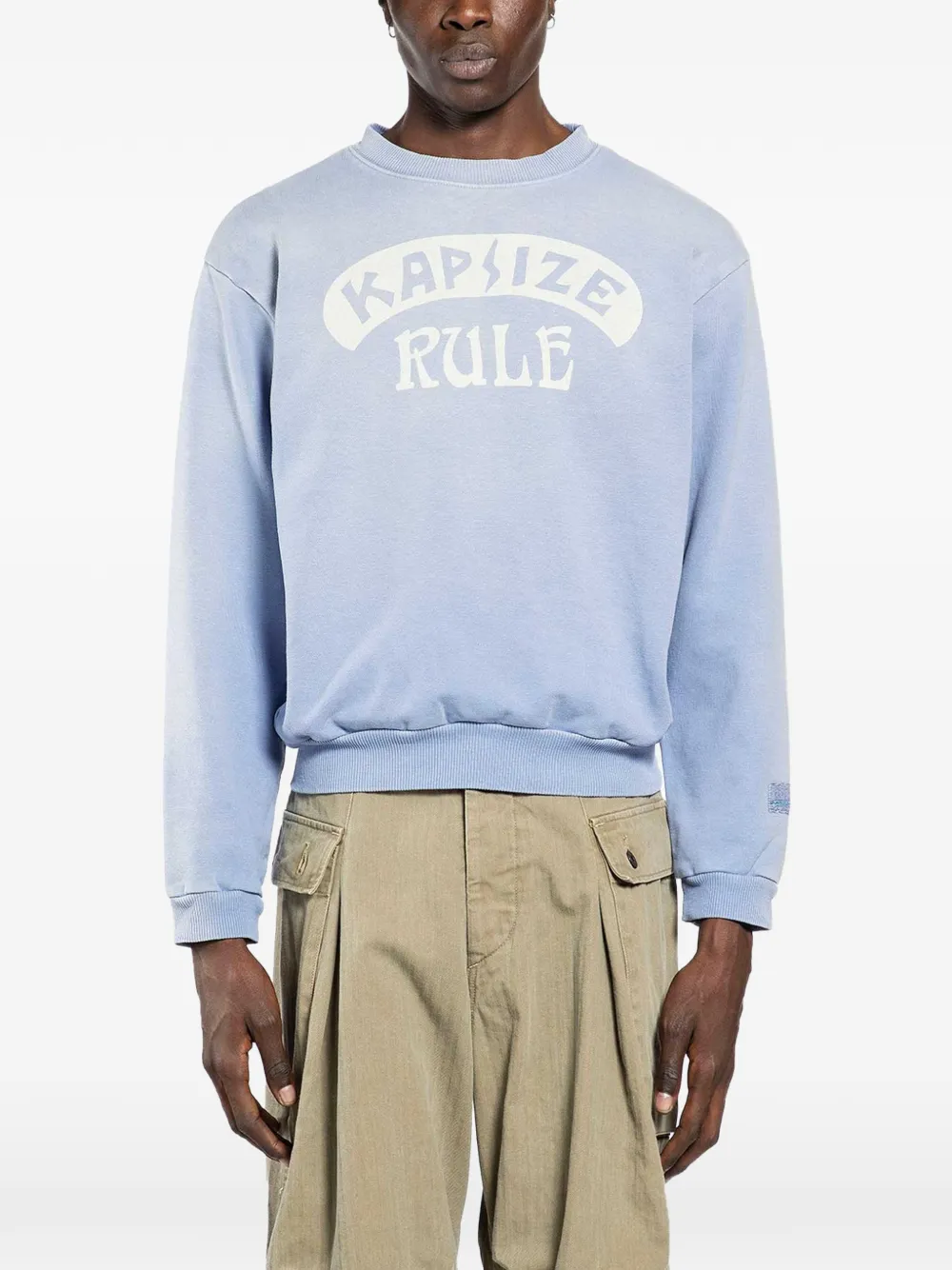 KAPITAL Kapsize Rule sweatshirt - Blu
