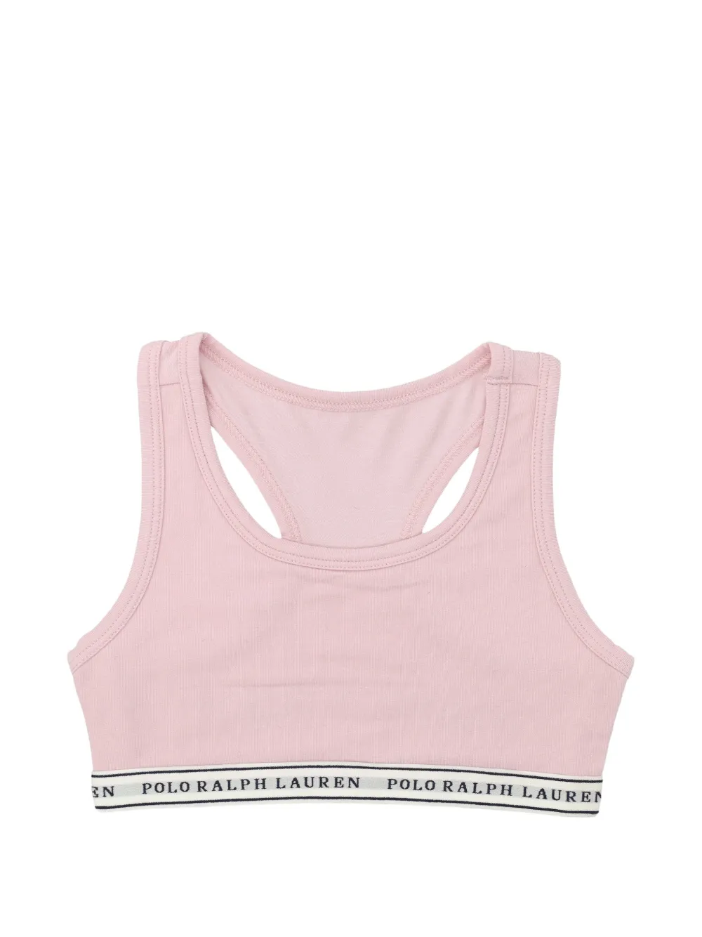 POLO RALPH LAUREN KIDS Twee racerback sport-bh's met logoband Roze