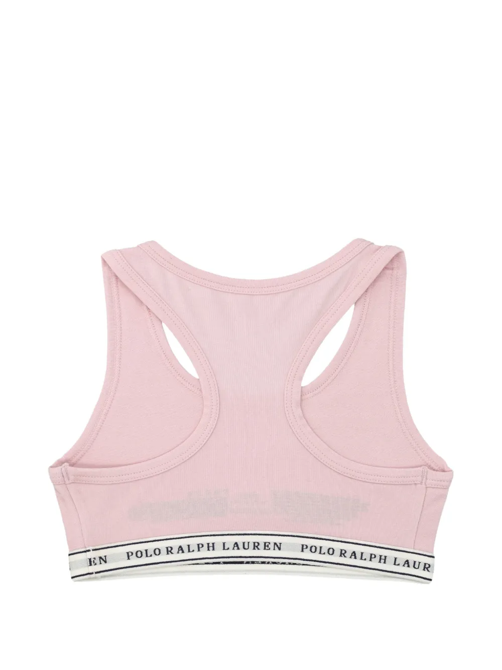 POLO RALPH LAUREN KIDS Twee racerback sport-bh's met logoband Roze
