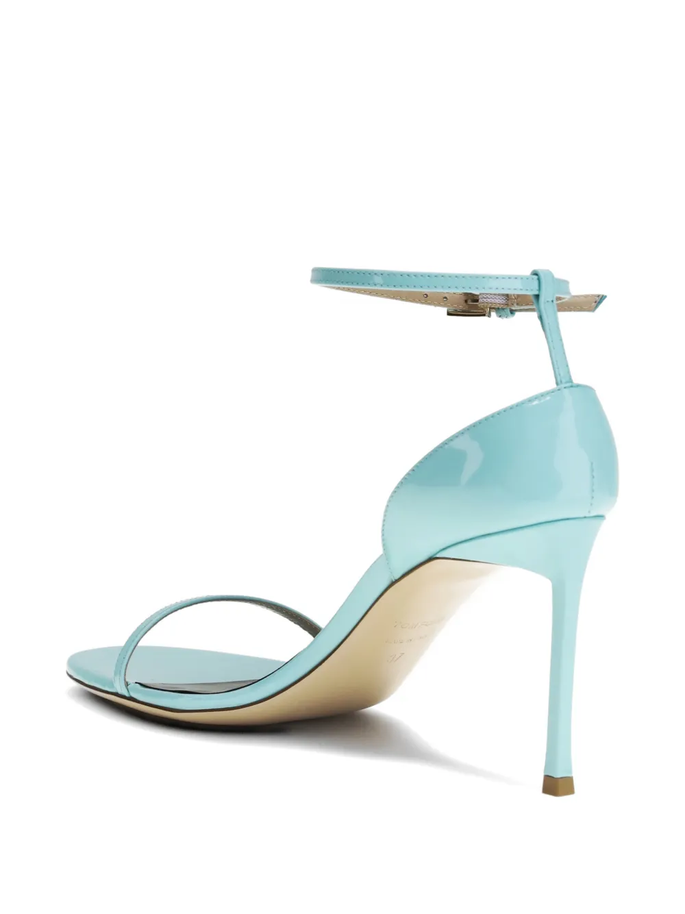 TOM FORD Vertigo patent leather sandals Blauw