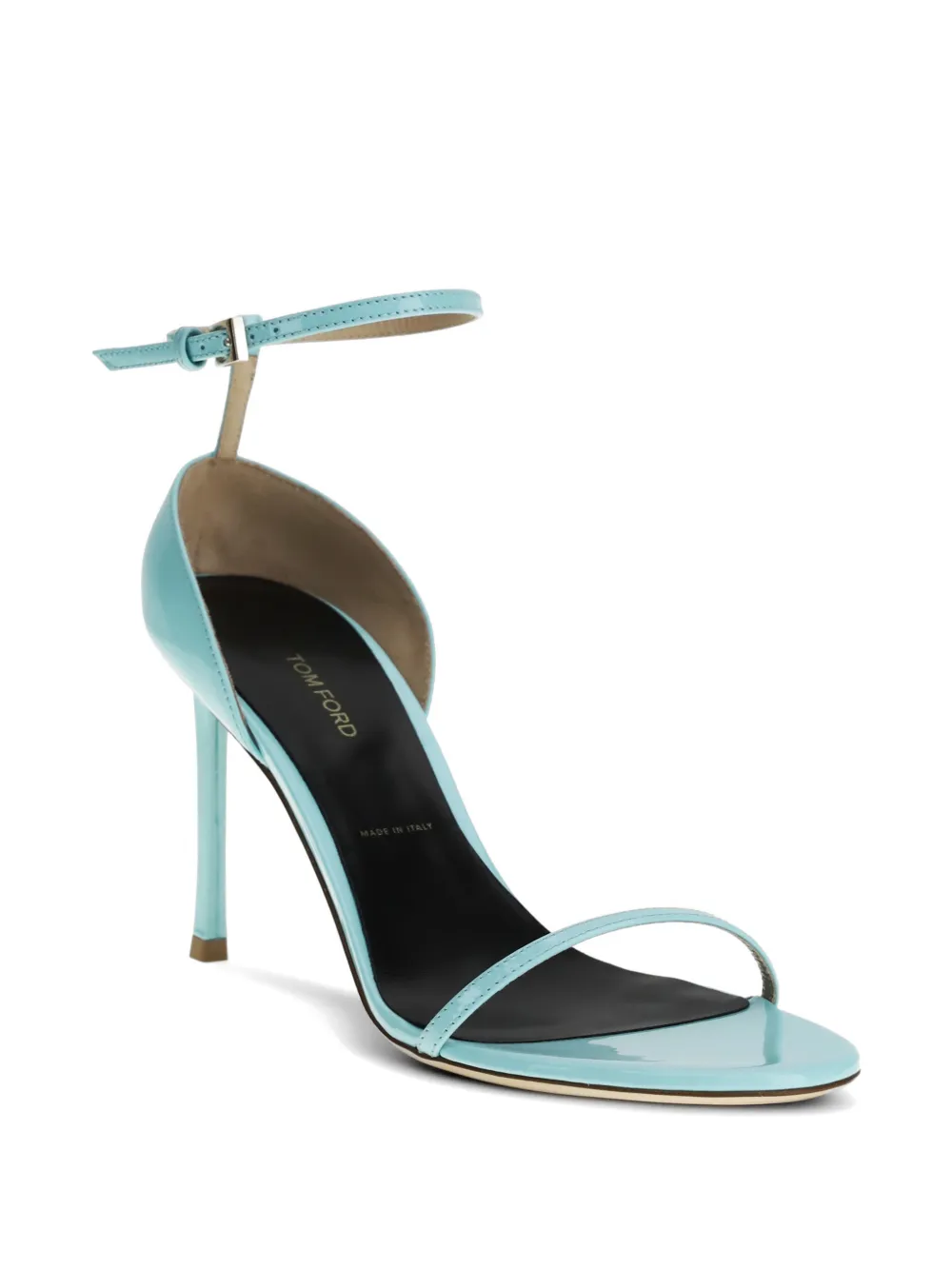 TOM FORD Vertigo patent leather sandals Blauw