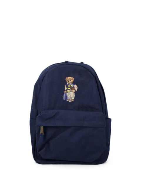 POLO RALPH LAUREN KIDS Polo Bear embroidered backpack