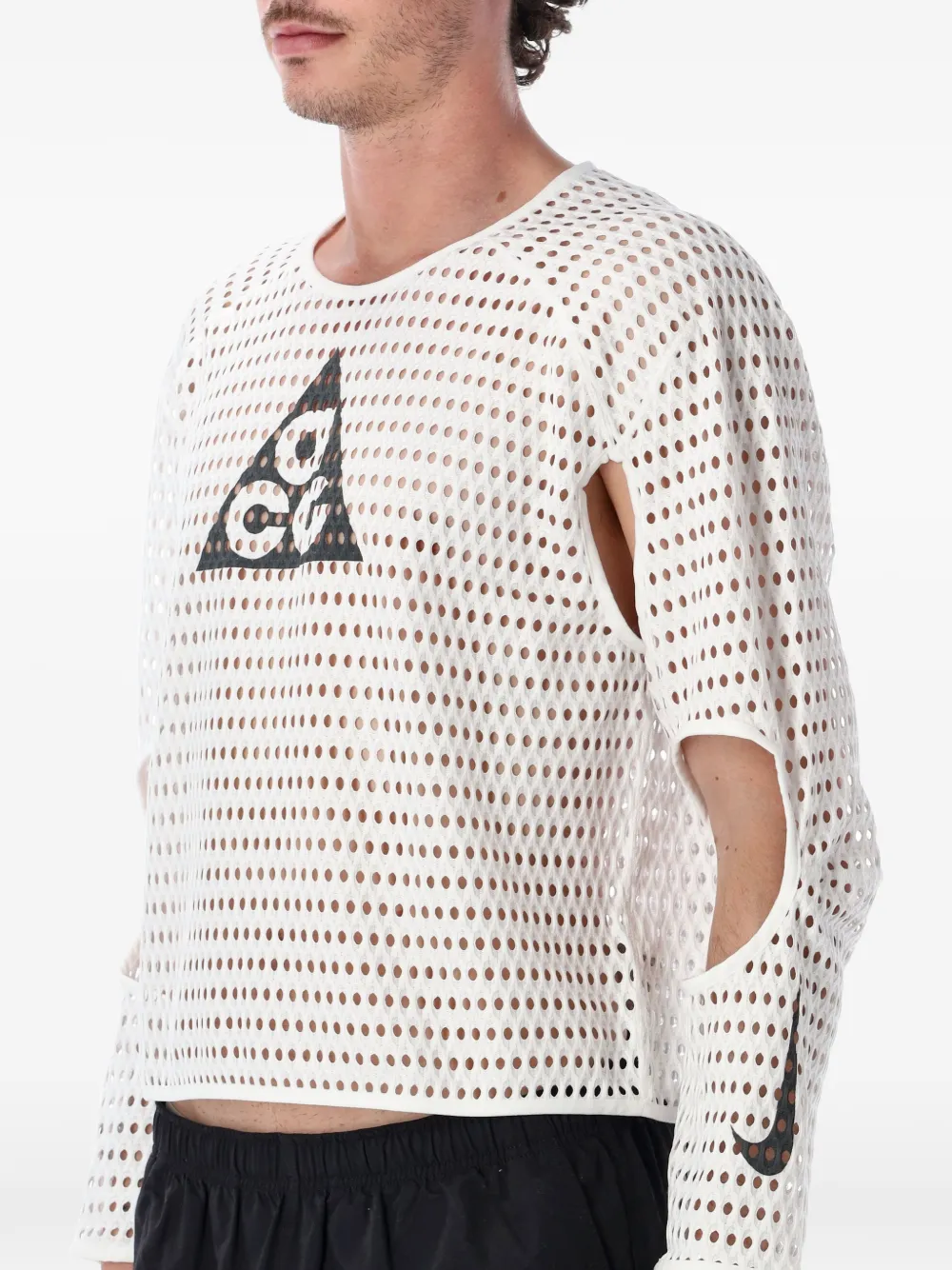 Nike x ACG Radical AirFlow mesh T-shirt Wit