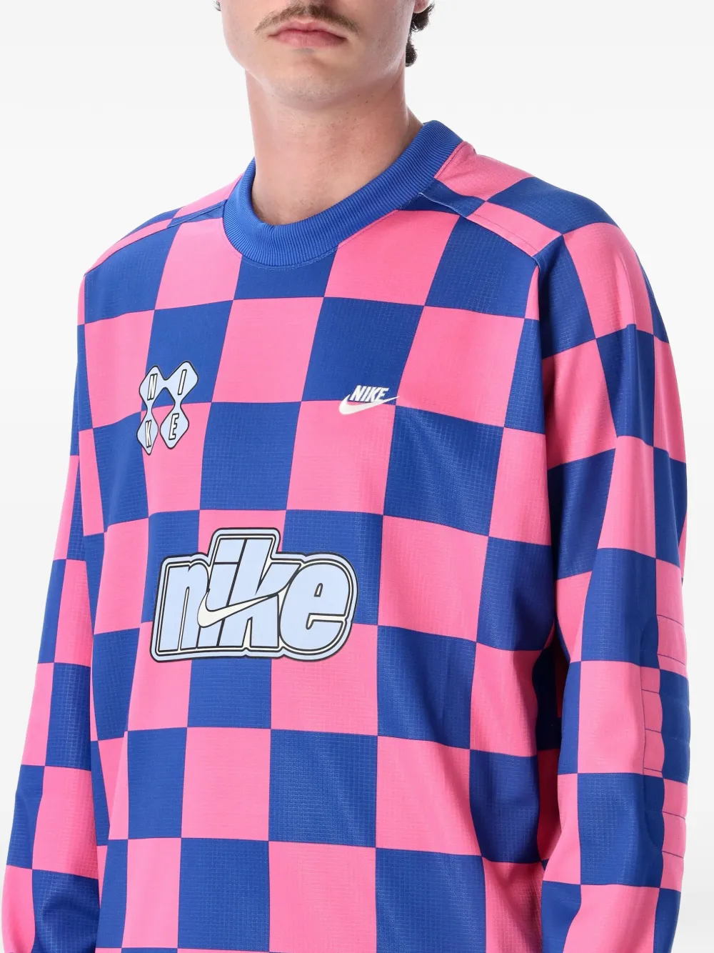 Nike T-shirt met print Roze