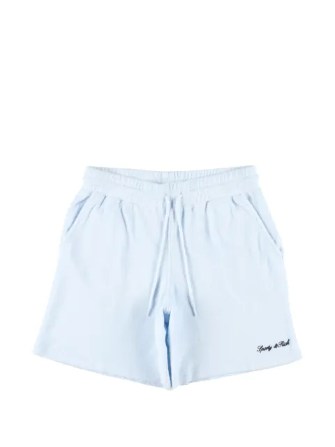 SPORTY & RICH KIDS Shorts con coulisse e logo ricamato