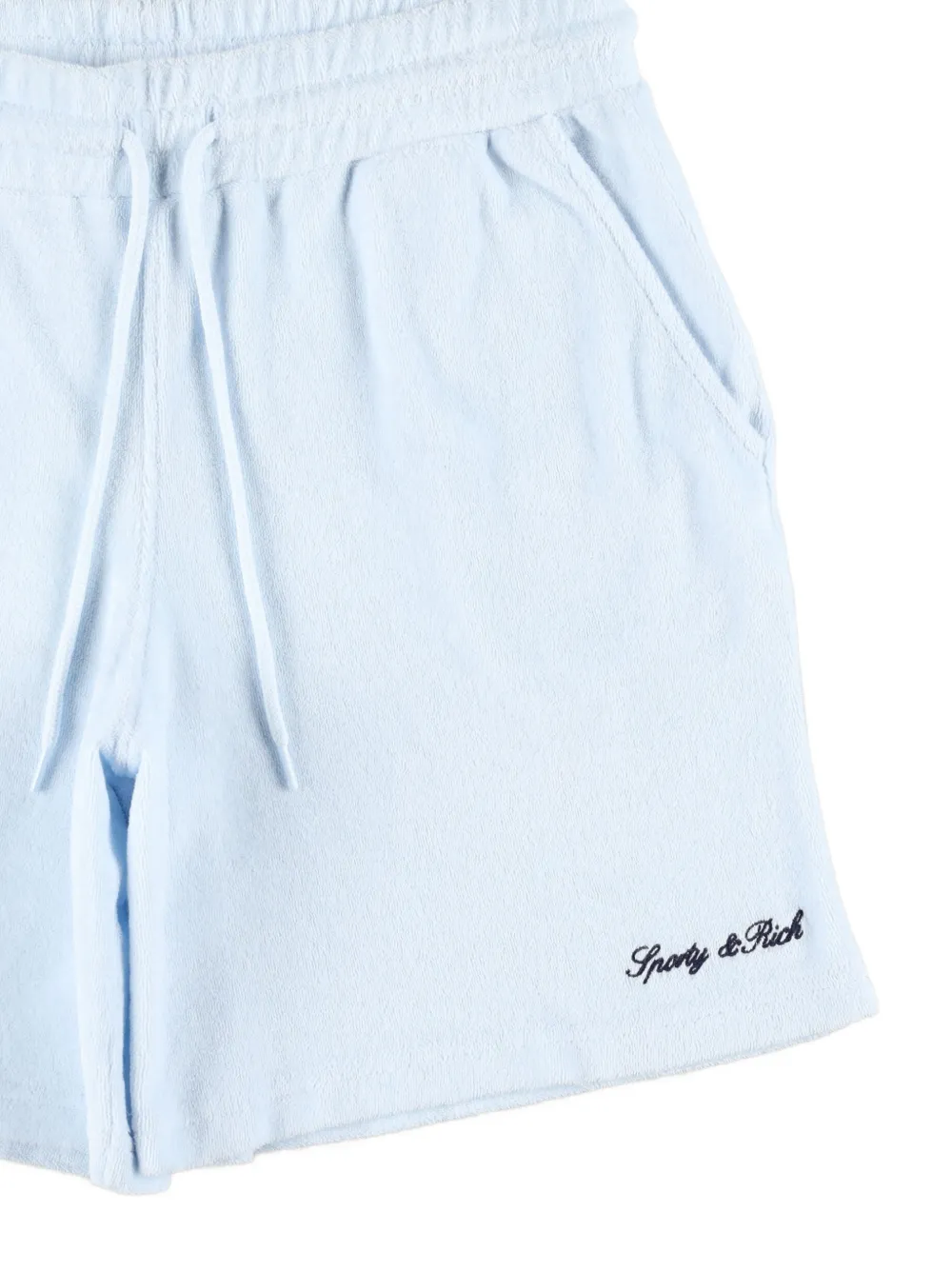 SPORTY & RICH KIDS Shorts met trekkoord Blauw