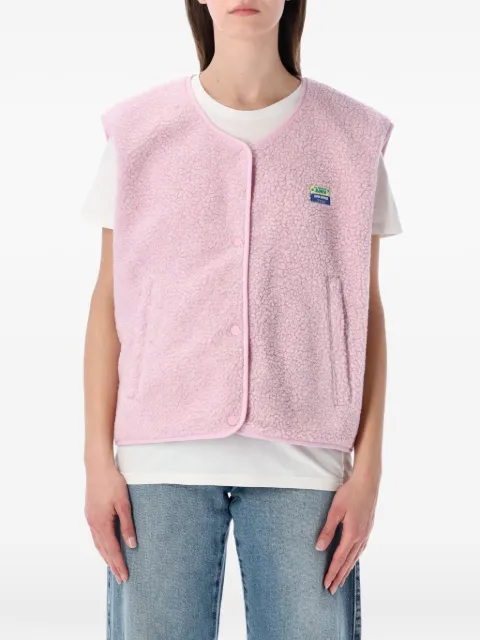 American Vintage Hoktown logo-patch sleeveless jacket