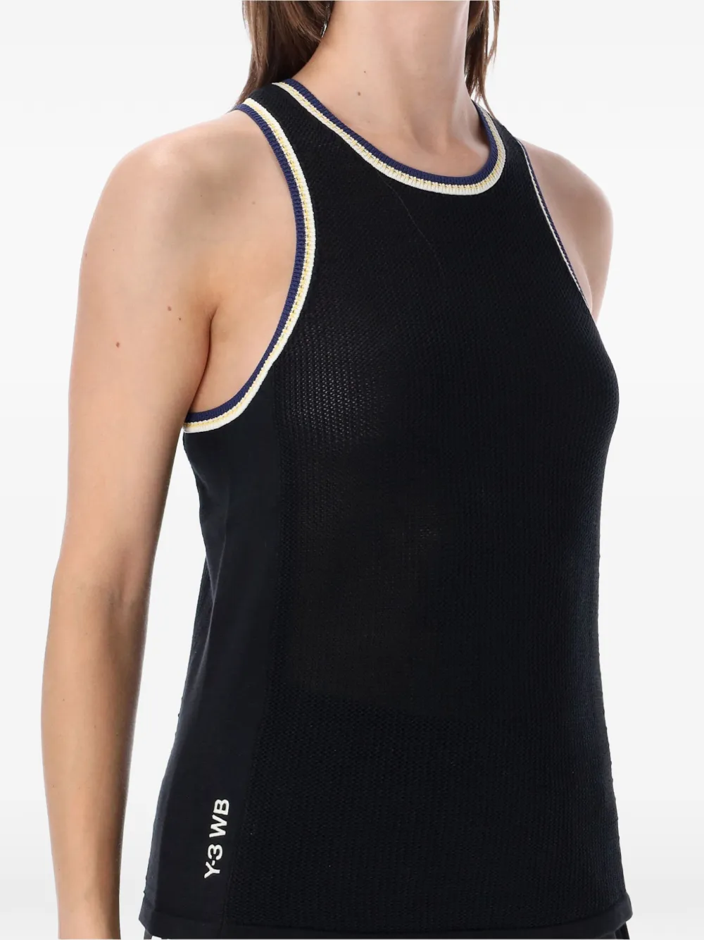 adidas x Wales Bonner ribgebreide tanktop Zwart