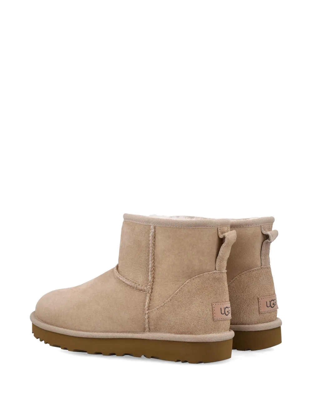 UGG Classic Mini II enkellaarzen Beige