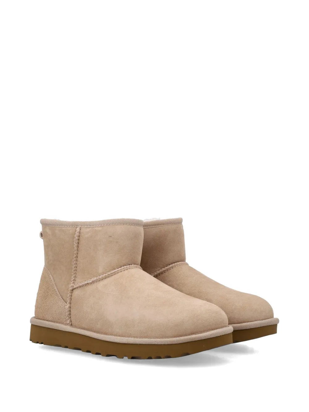 UGG Classic Mini II enkellaarzen Beige
