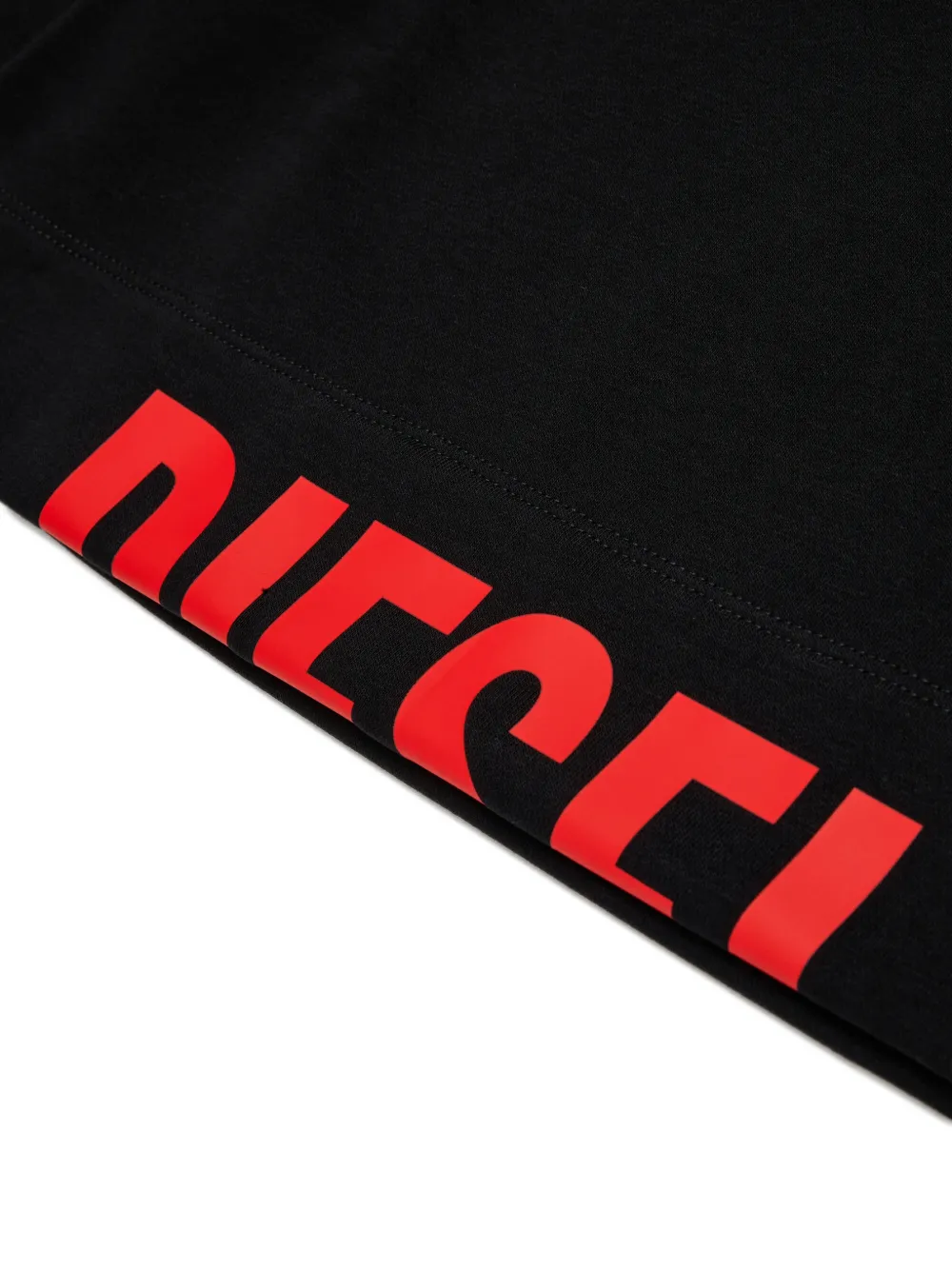 Diesel Kids Trui met logoprint Zwart