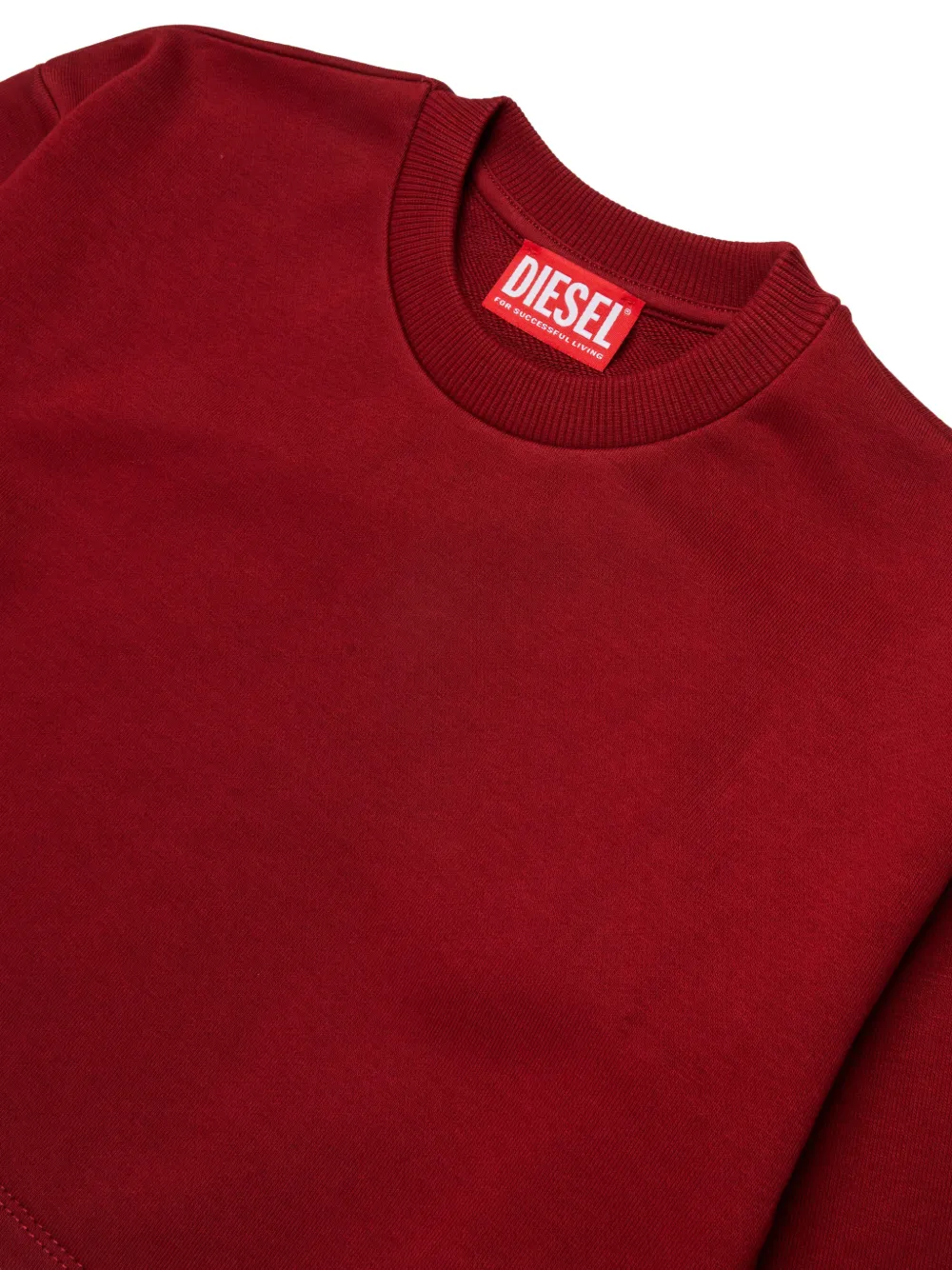 Diesel Kids Trui met logoprint Rood