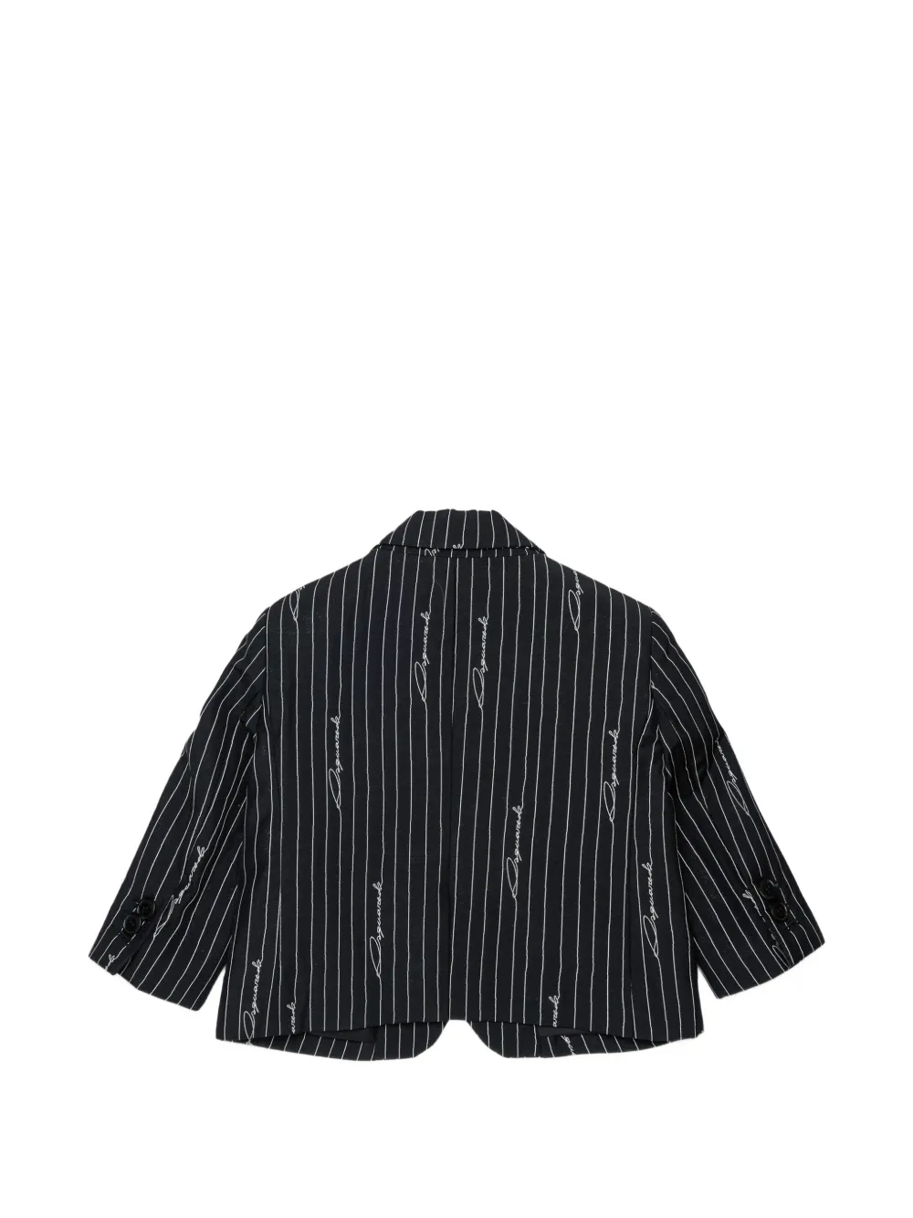 DSQUARED2 KIDS Blazer met krijtstreep Zwart